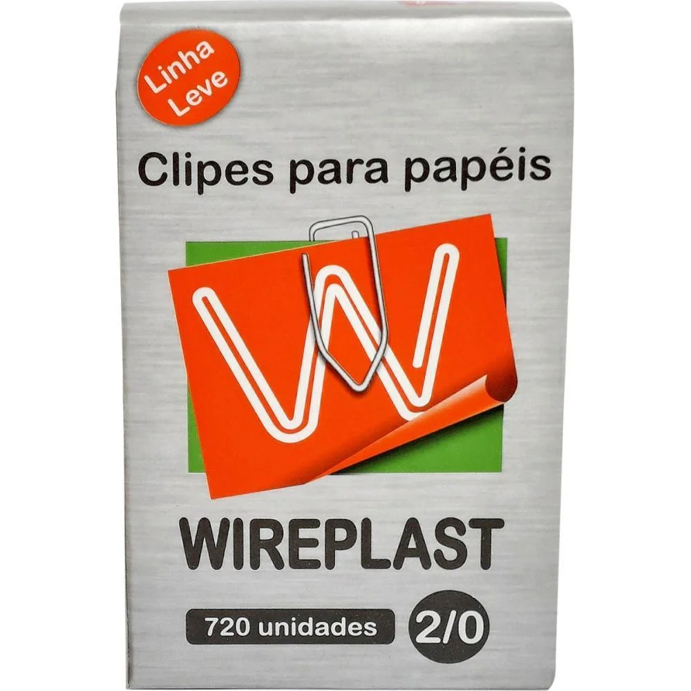 Clipe Galvanizado Aco 2/0 Linha Leve C/720 Un. Wireplast (Caixa) - imagem 3