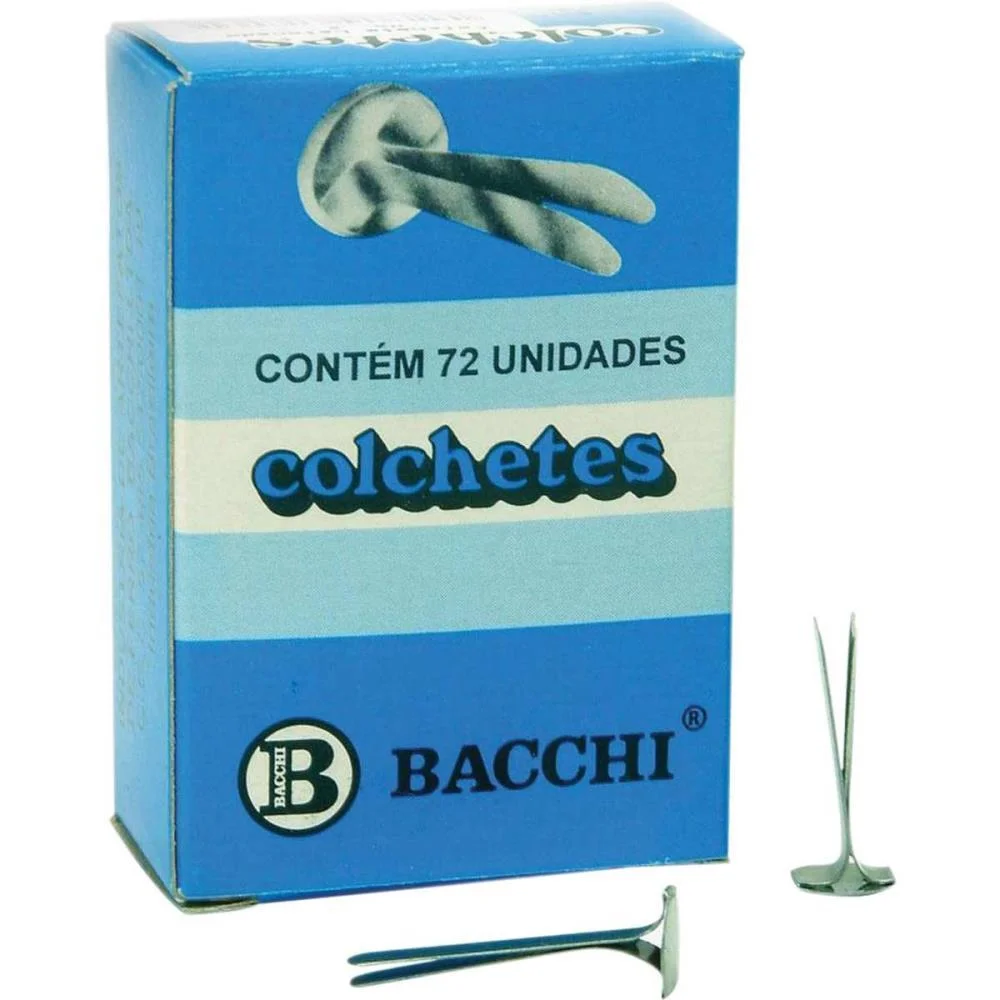 Colchete Latonados N.15 Cx.c/ 72Unid. Bacchi (Caixa) - imagem 3