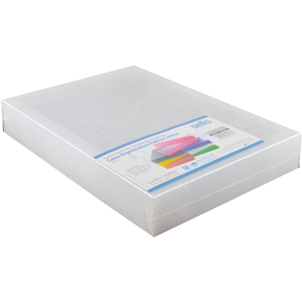 Caixa Organizadora Padrao Camisa Cristal Dello (Unidade) - imagem 4