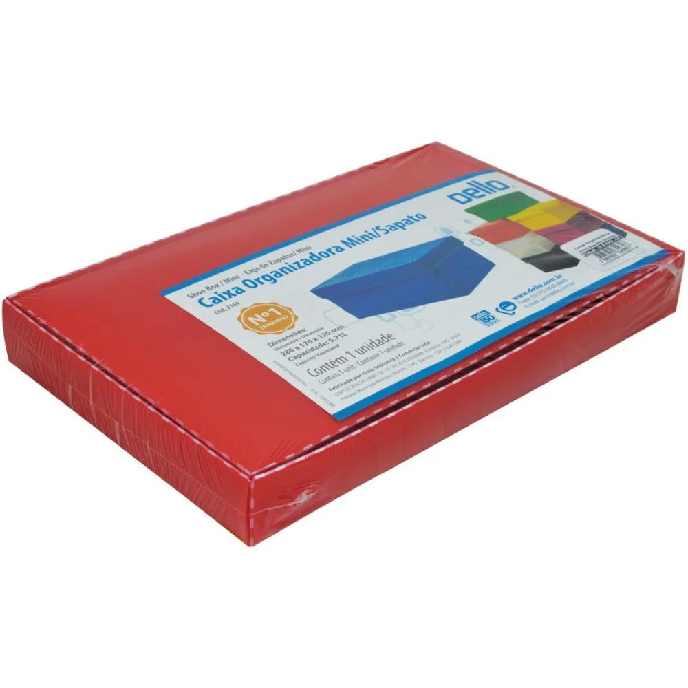 Caixa Organizadora Top Fine Sapato 28X17X12Cm.vm Dello (Unidade) - imagem 4