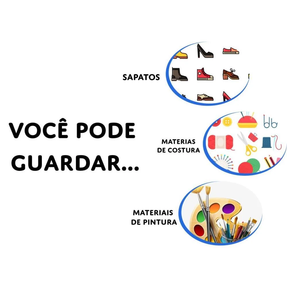 Caixa Organizadora Top Fine Sapato 28X17X12Cm.vm Dello (Unidade) - imagem 5
