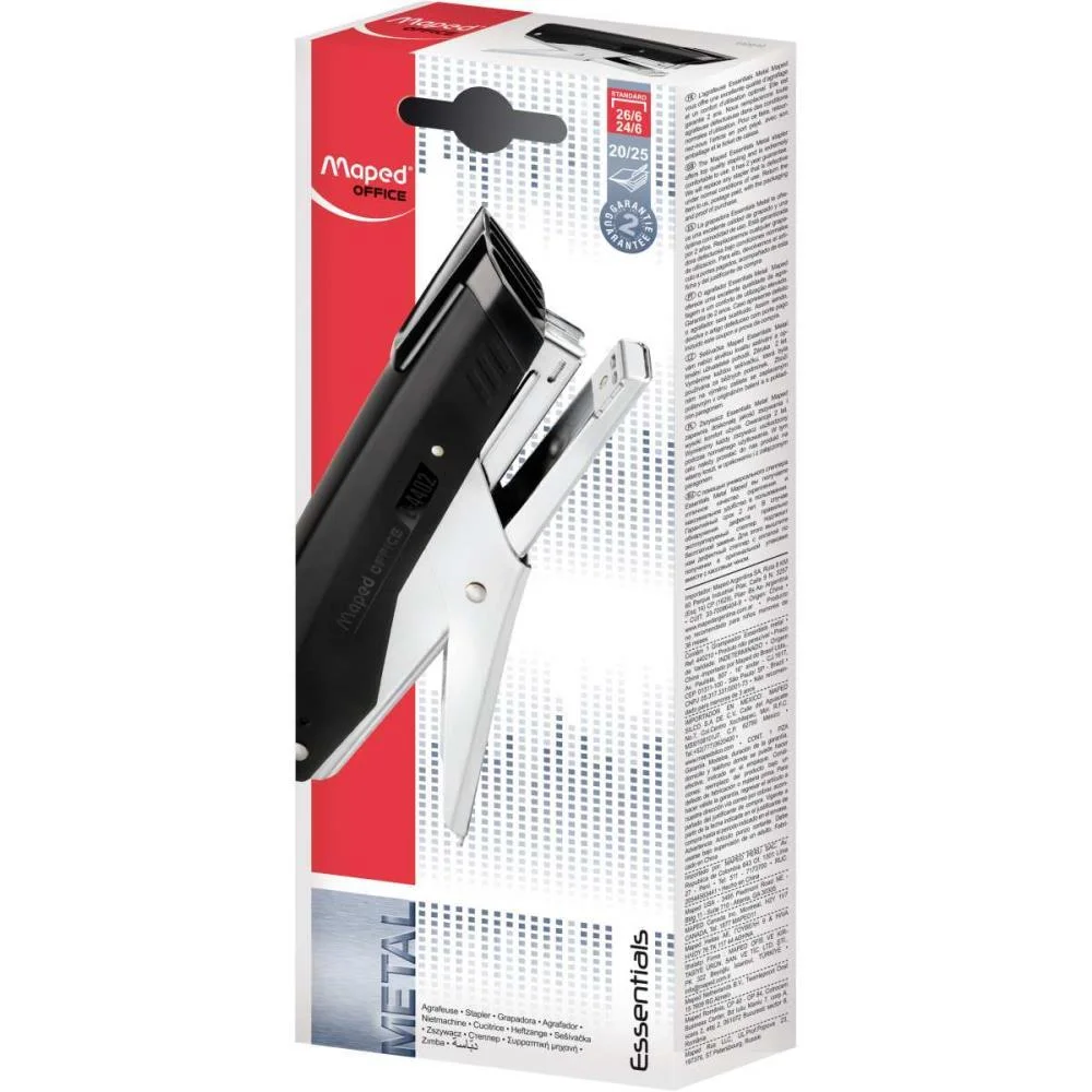 Grampeador Alicate P/25F Essentials 4402 Pt.fosco Maped (Unidade) - imagem 4