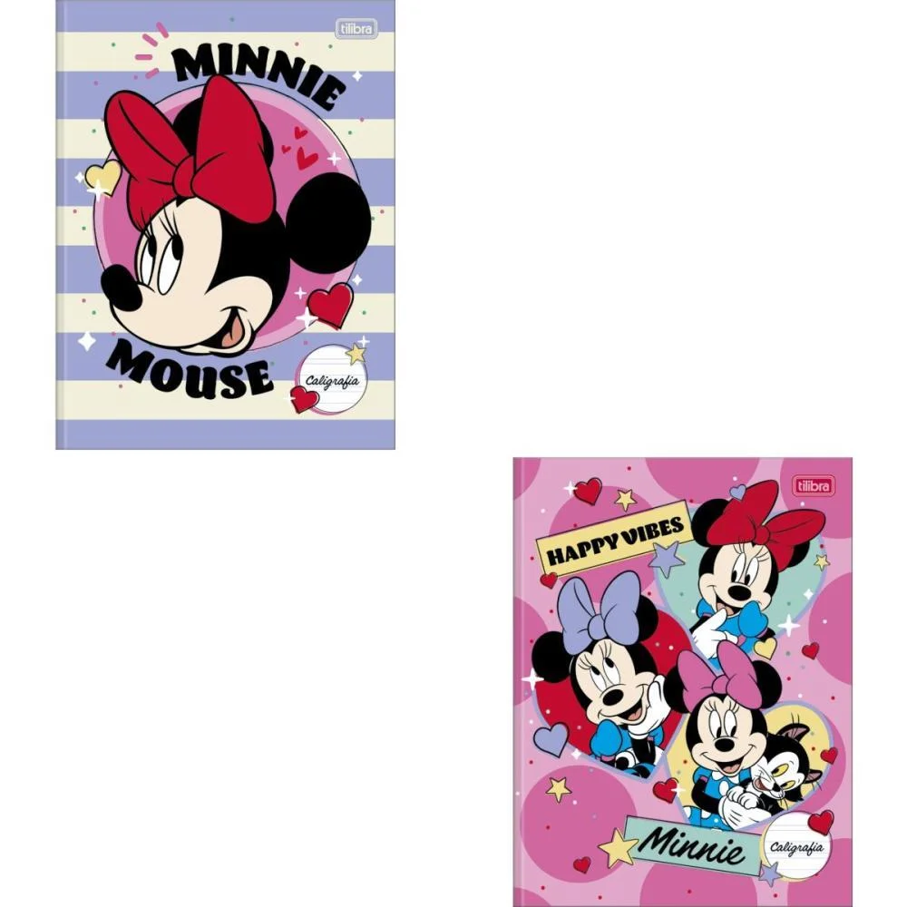 Caderno Caligrafia Capa Dura Minnie 40Fls. Tilibra (Pct.c/05) - imagem 3