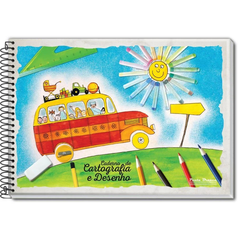 Caderno Desenho Universitario 96Fls. Pauta Branca (Pct.c/10) - imagem 5