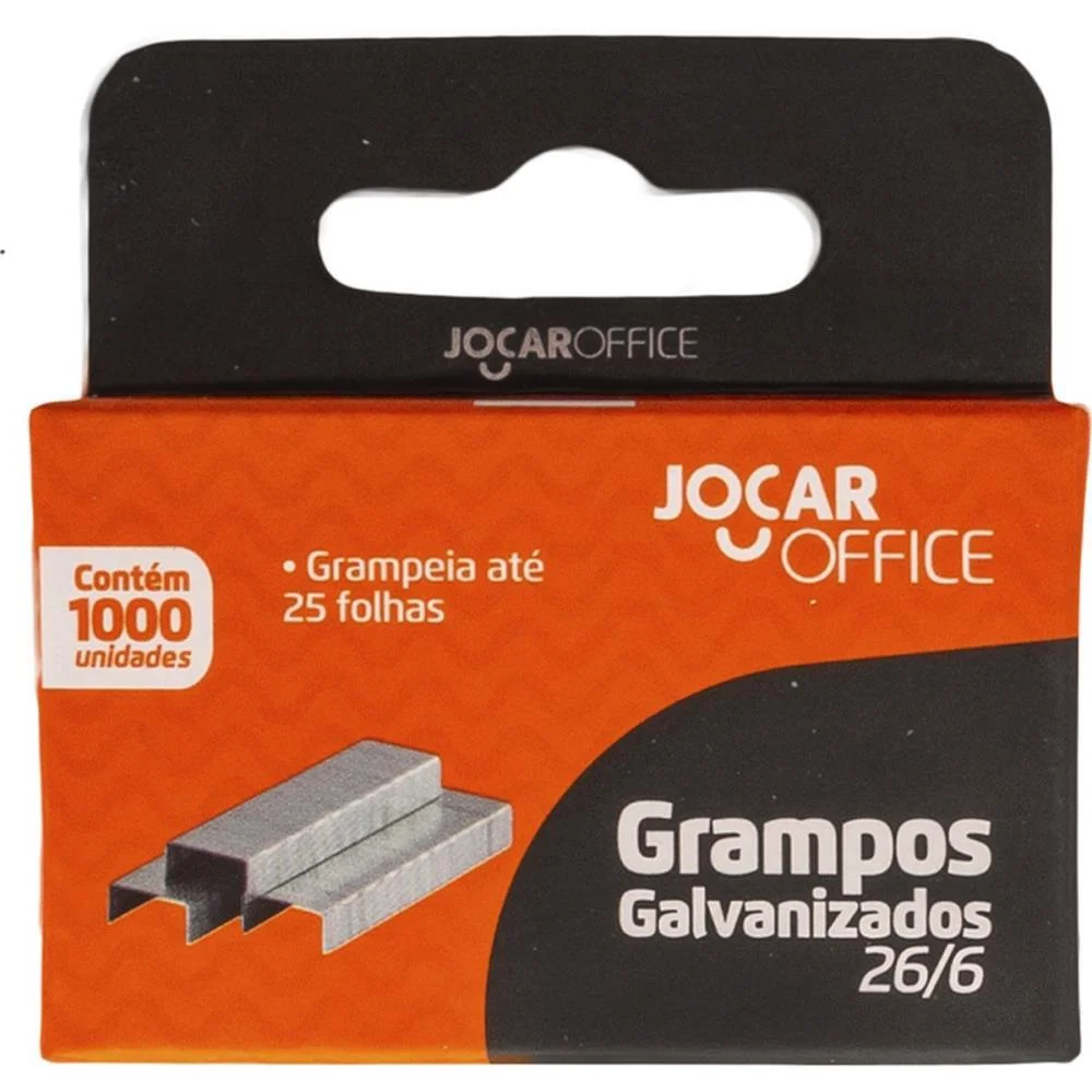 Grampo Para Grampeador 26/6 Galvanizado 5000 Grampos Leonora (Caixa) - imagem 2