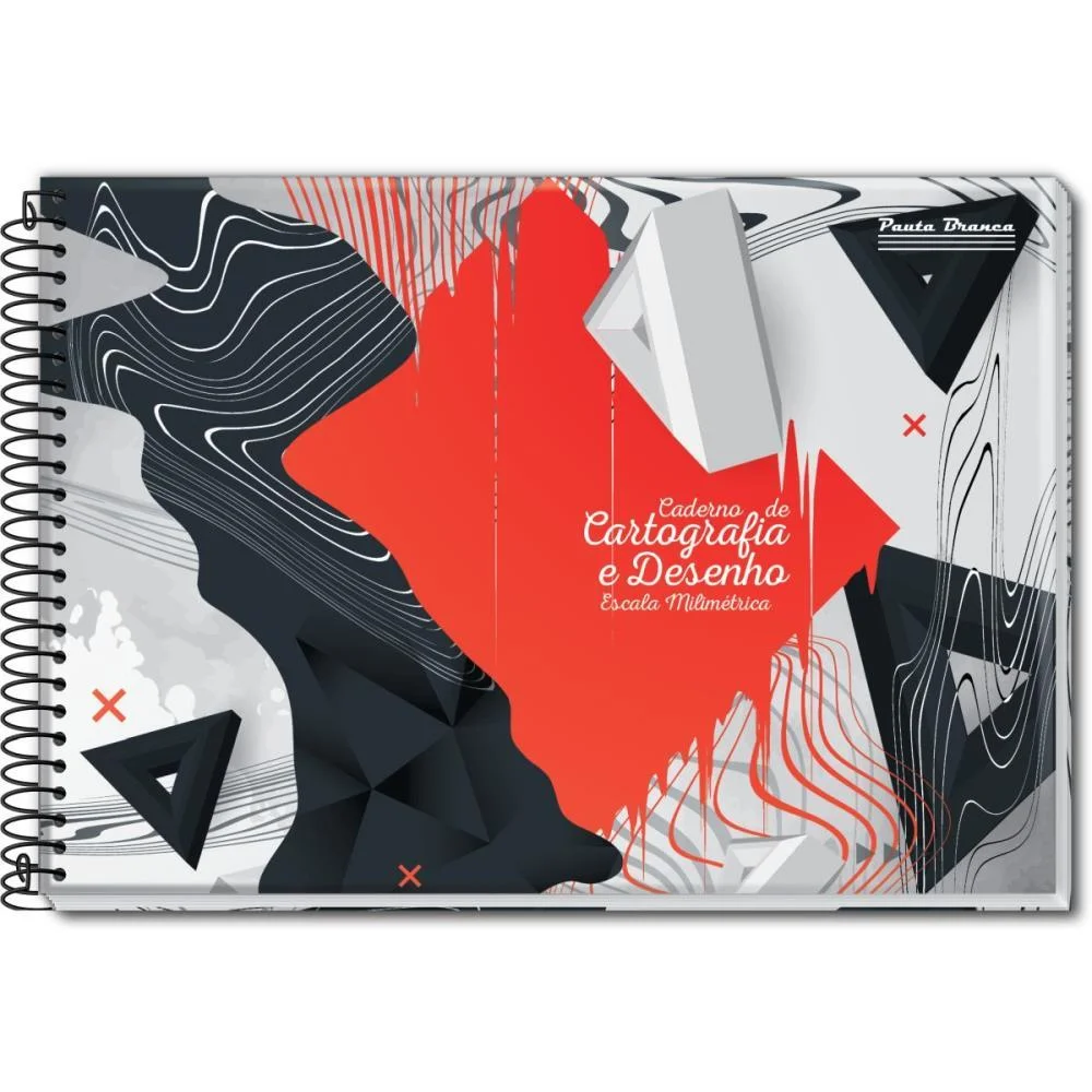Caderno Desenho Milimetrado 60Fl. Univ Esp Capa Dura Pauta Branca (Pct.c/04) - imagem 2