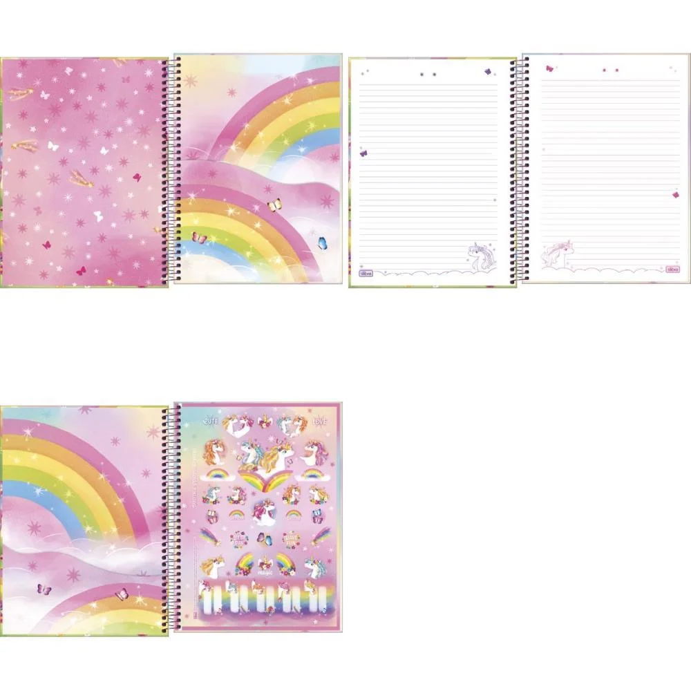 Caderno 01X1 Capa Dura Blink 80Fls. Tilibra (Pct.c/04) - imagem 3