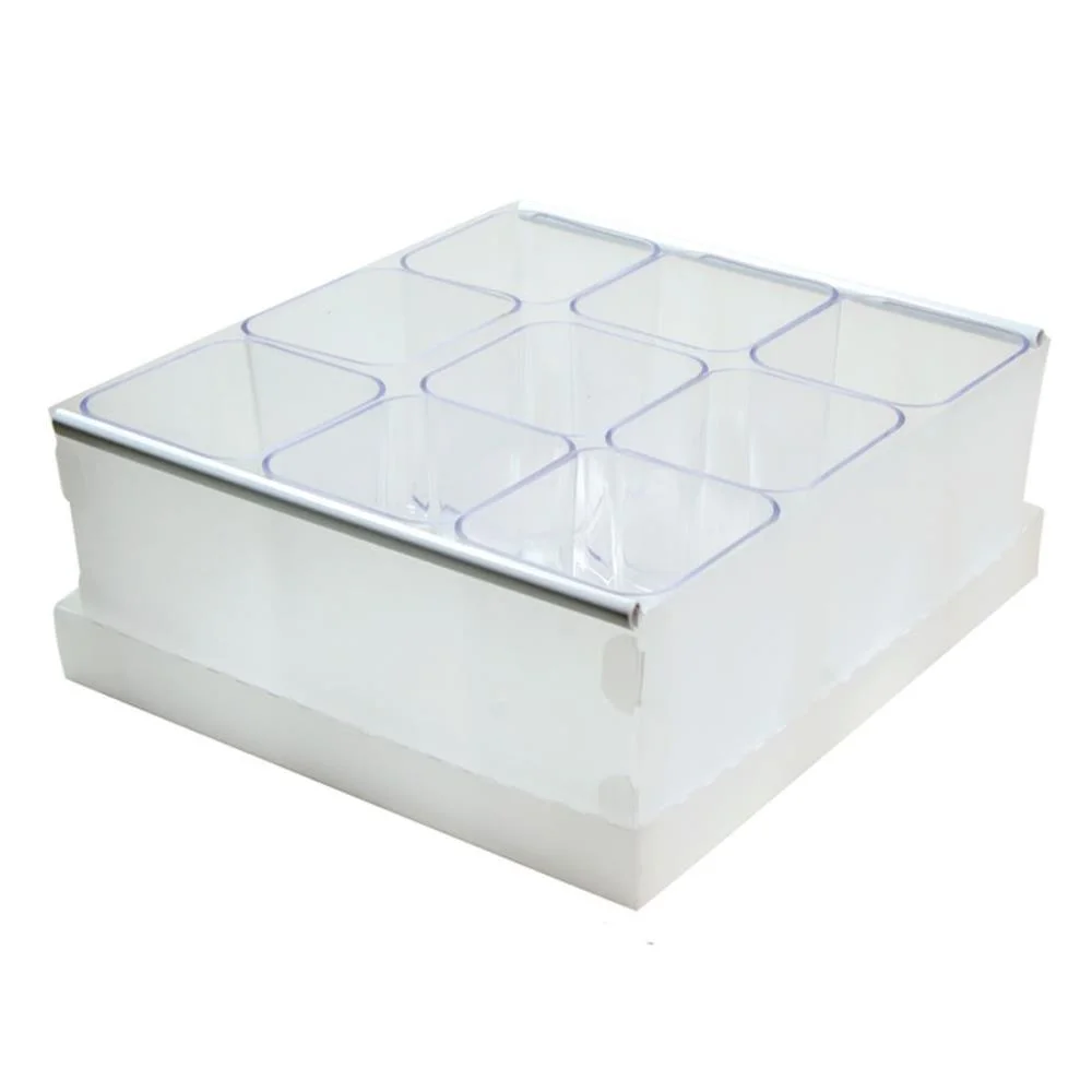 Caixa Organizadora C/09 Divisorias Cristal Dello (Unidade) - imagem 4