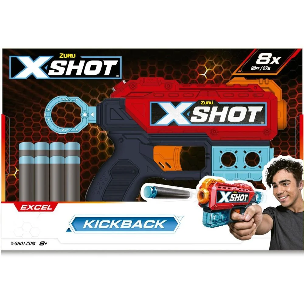 Lancador X-Shot Red Recoil 8Dardos Candide (Unidade) - imagem 3