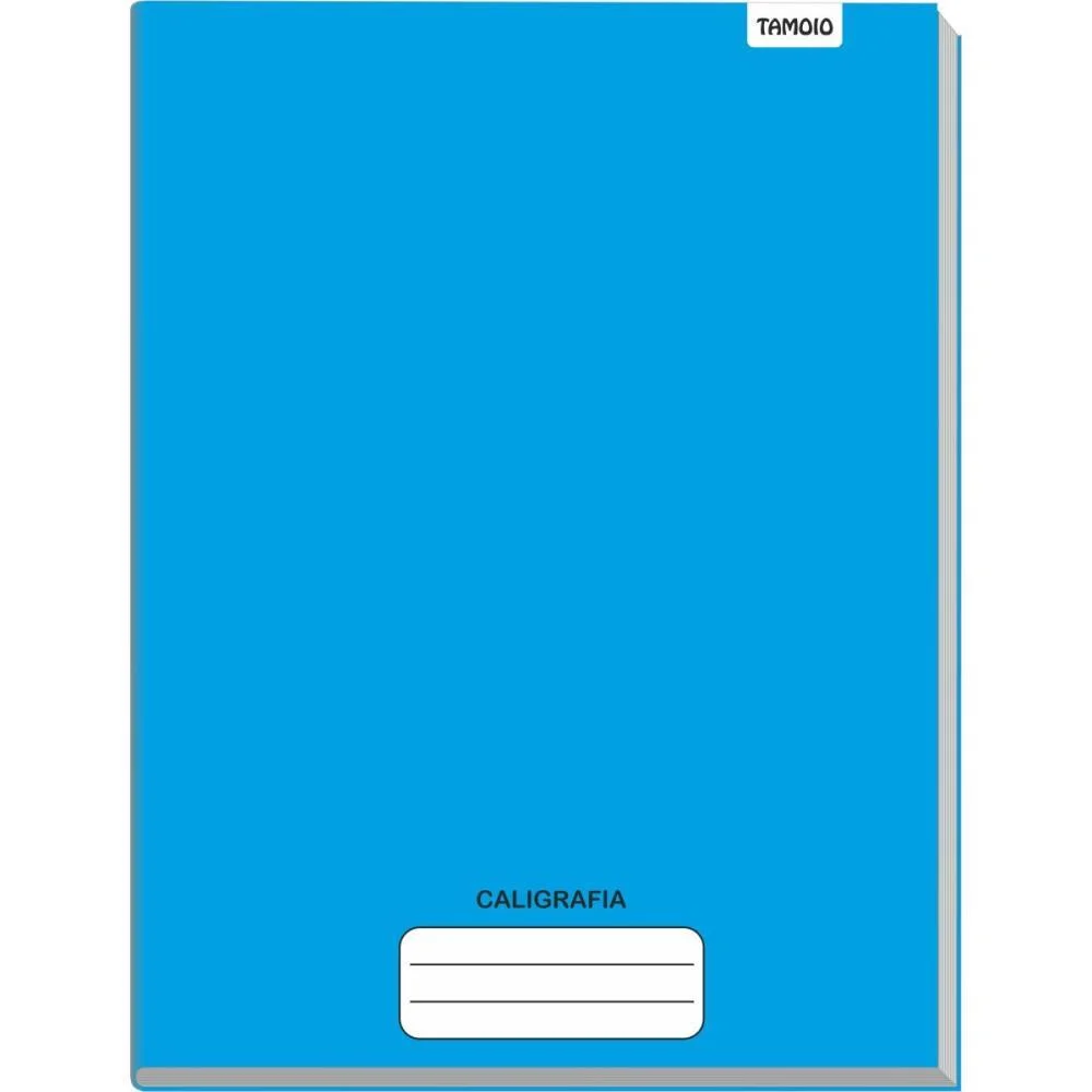 Caderno Caligrafia Capa Dura Liso 48Fl Brochurao Azul Tamoio (Pct.c/05) - imagem 2
