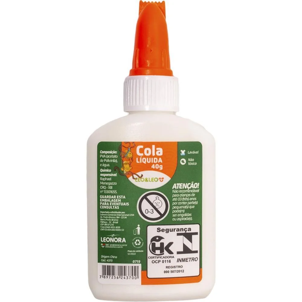 Cola Escolar Leoleo 40G. Leonora (Cx.c/12) - imagem 3