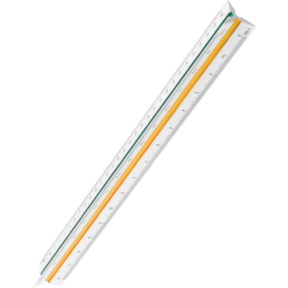 Escalimetro Triangular 30Cm. Maxcril - imagem 3