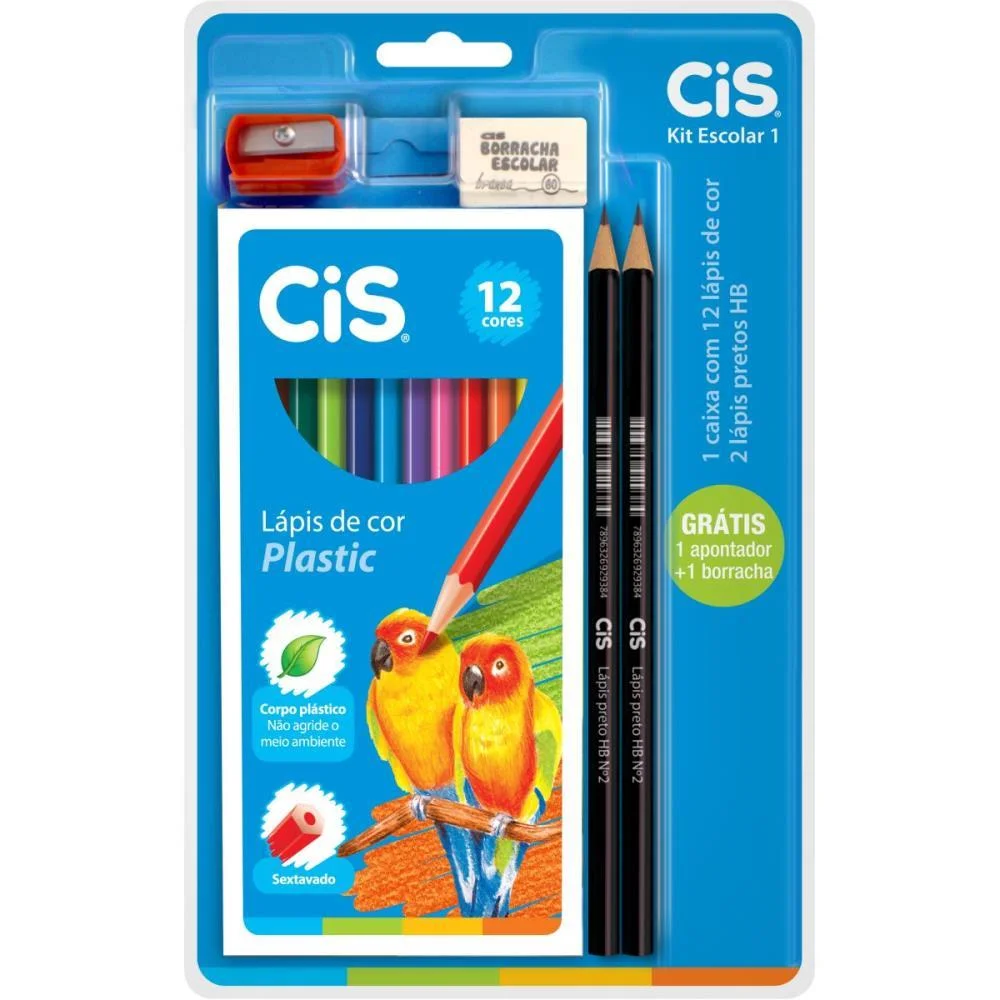 Kit Escolar Escolar Bl. 5 Peças Sertic (Kit) - imagem 2