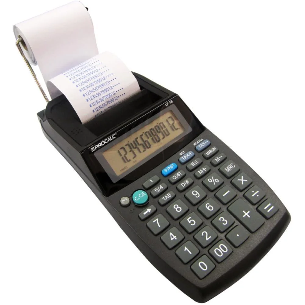 Calculadora De Impressao 12 Dig. Bob.57Mm.bivol.lip 18T Procalc - imagem 4