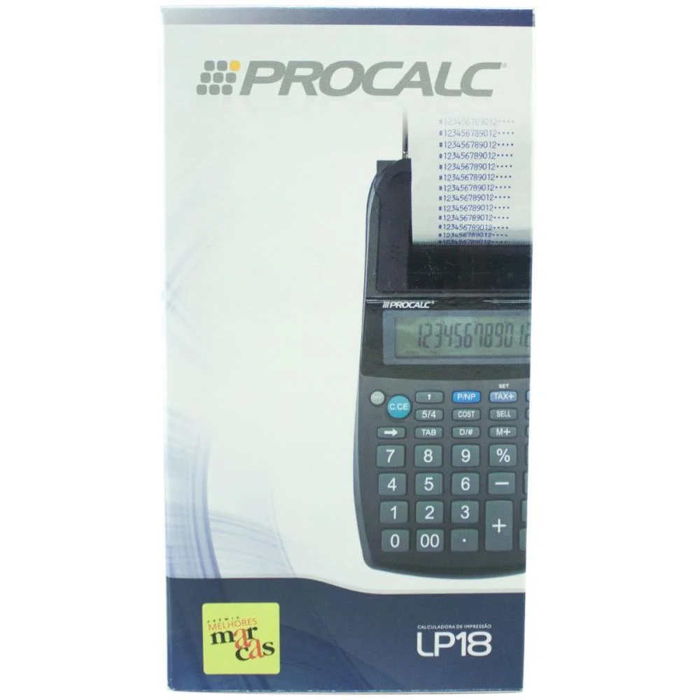 Calculadora De Impressao 12 Dig. Bob.57Mm.bivol.lip 18T Procalc - imagem 5