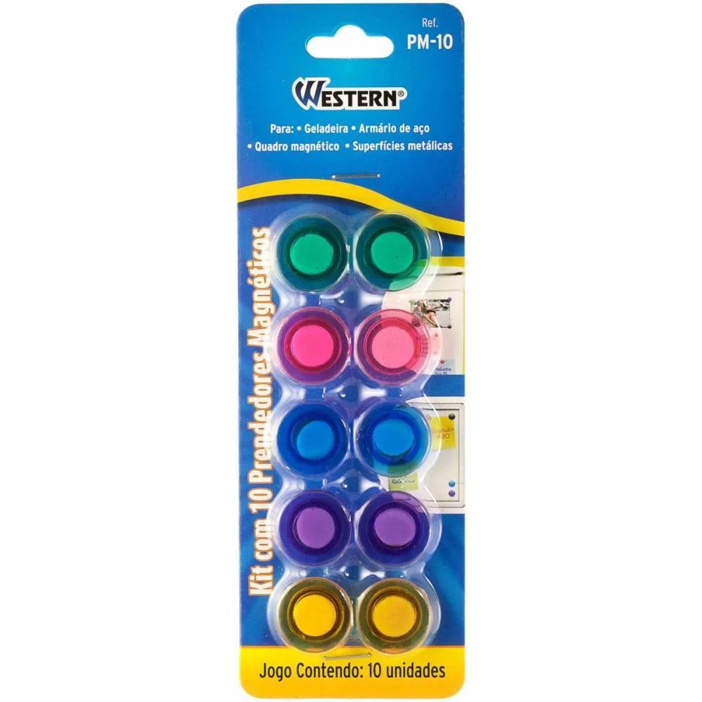 Ima Prendedor Magnetico 20Mm Western (Bl.c/10) - imagem 2