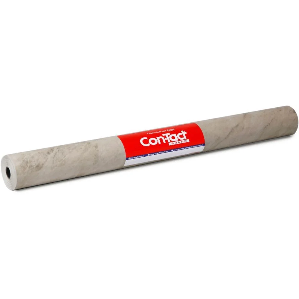 Contact Decorado 45Cmx10M Marmore Travertino Brilho Contact (Rolo) - imagem 3