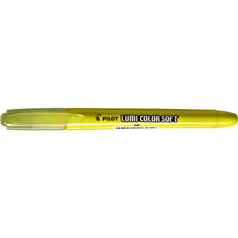 Caneta Marca Texto Lumicolor Soft Amarela Pastel Pilot (Cx.c/12) - imagem 2