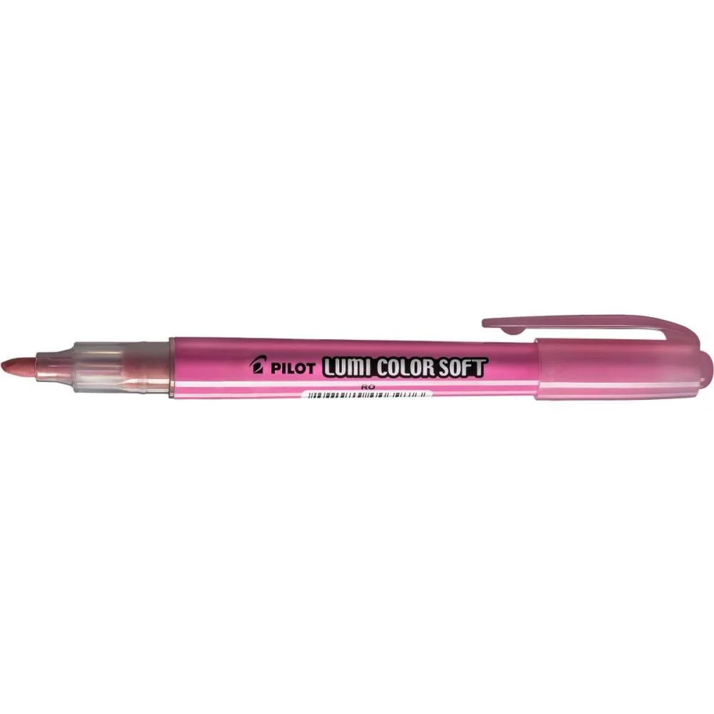 Caneta Marca Texto Lumicolor Soft Rosa Pastel Pilot (Cx.c/12) - imagem 4