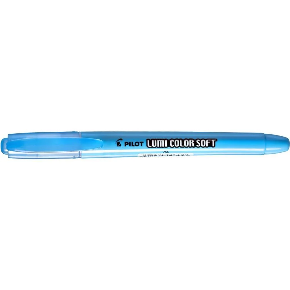 Caneta Marca Texto Lumicolor Soft Azul Pastel Pilot (Cx.c/12) - imagem 3