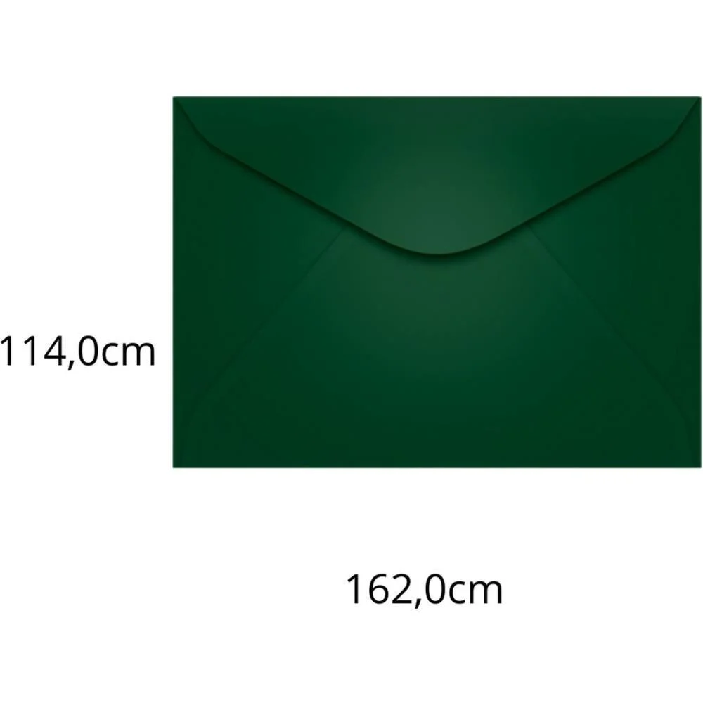 Envelope Colorido Carta 114X162 Vd.escuro Brasil 80G Scrity (Pct.c/100) - imagem 3