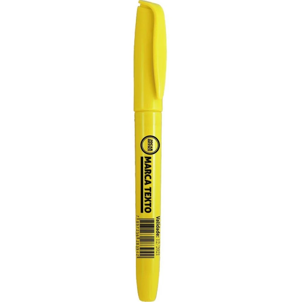 Caneta Marca Texto Jocar Amarelo Slim Leonora (Cx.c/12) - imagem 3