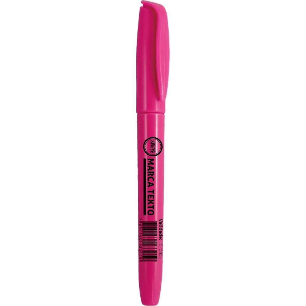 Caneta Marca Texto Jocar Rosa Slim Leonora (Cx.c/12) - imagem 2