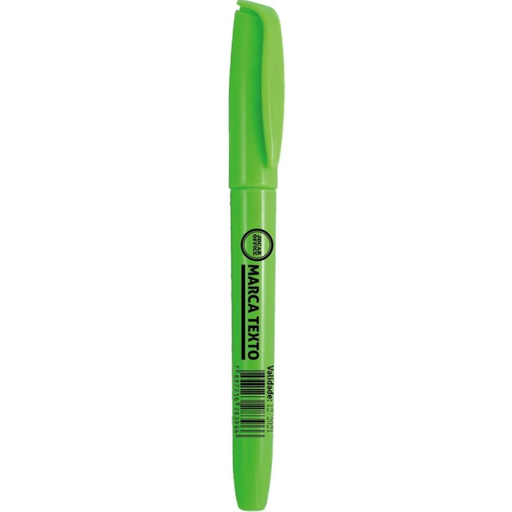 Caneta Marca Texto Jocar Verde Slim Leonora (Cx.c/12) - imagem 3