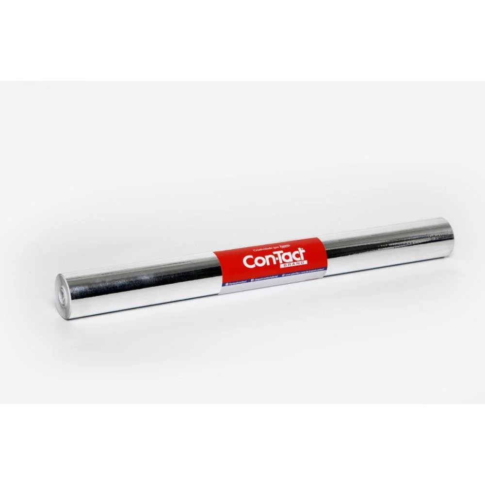 Contact Liso 45Cmx10M Metalico Aluminio Contact (Rolo) - imagem 2