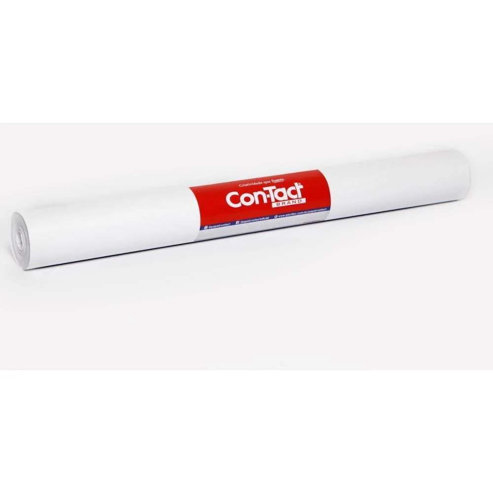Contact Liso 45Cmx10M Opaco Branco Contact (Rolo) - imagem 3