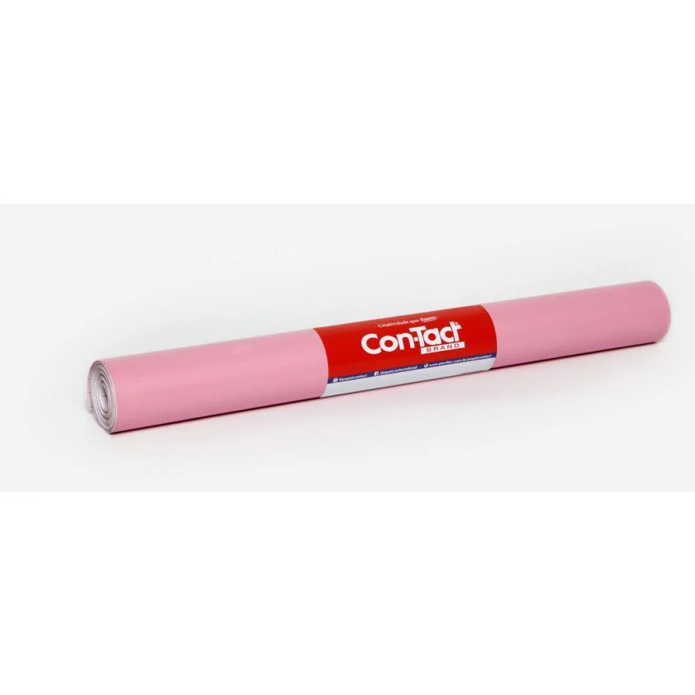 Contact Liso 45Cmx10M Opaco Rosa Claro Contact (Rolo) - imagem 3