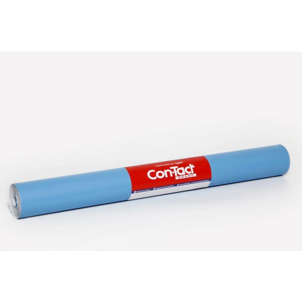 Contact Liso 45Cmx10M Opaco Azul Celeste Contact (Rolo) - imagem 2