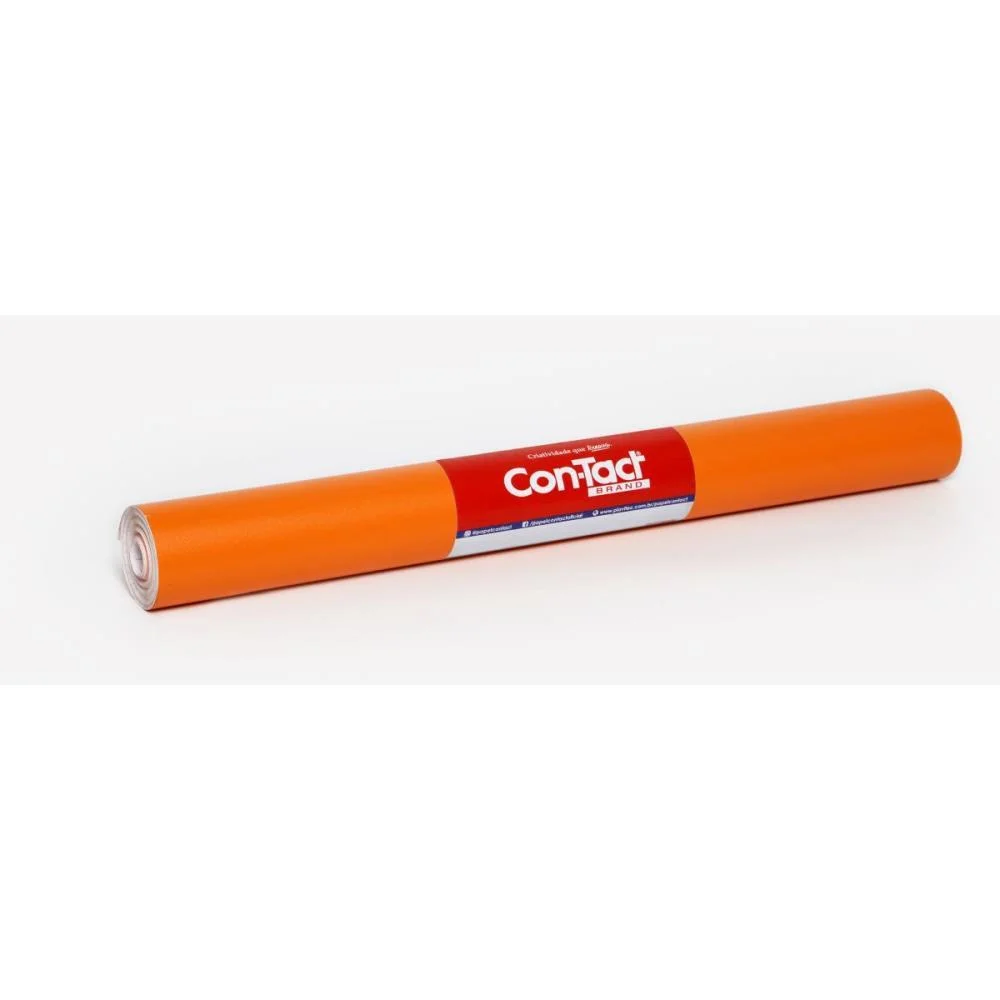 Contact Liso 45Cmx10M Opaco Laranja Contact (Rolo) - imagem 2