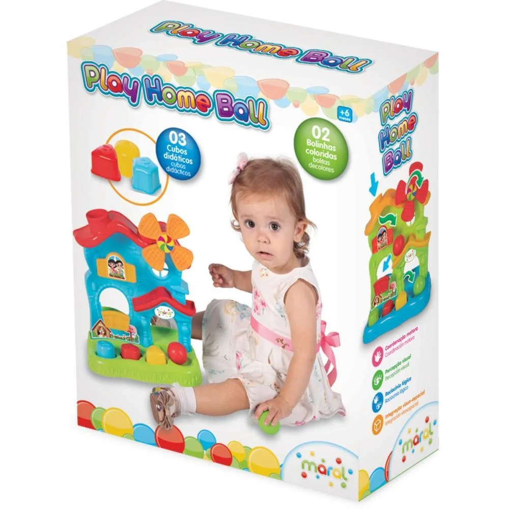 Brinquedo Educativo Play Home Ball Maral (Unidade) - imagem 3