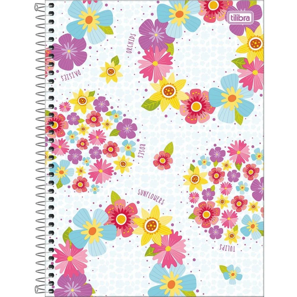 Caderno 01X1 Capa Dura Charme 80Fls. Tilibra (Pct.c/04) - imagem 7