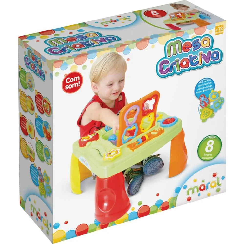Brinquedo Educativo Mesa Criativa C/Som Maral (Unidade) - imagem 4