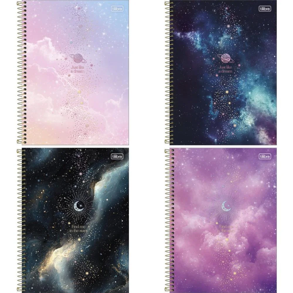 Caderno 10X1 Capa Dura Magic 160Fls. Tilibra (Pct.c/04) - imagem 4