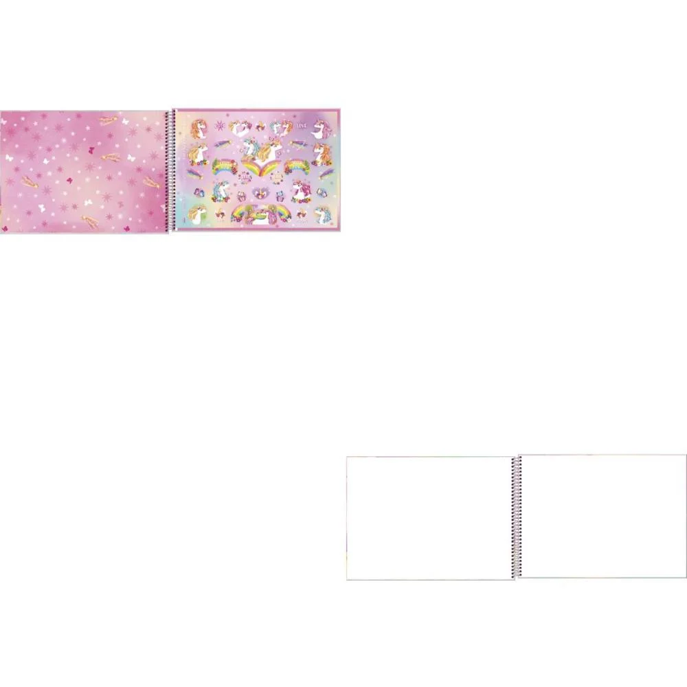 Caderno Desenho Univ Capa Dura Blink 80Fls. Tilibra (Pct.c/04) - imagem 3