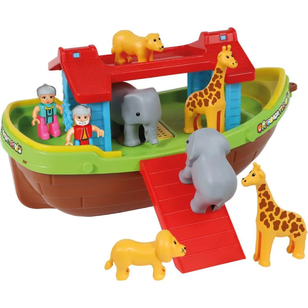 Brinquedo Educativo Barco Arca De Noe C/Bonecos Maral - imagem 4