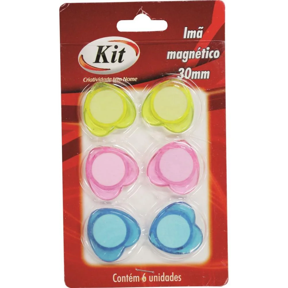 Ima Colorido Coração 30Mm Kit (Ct.c/06) - imagem 2