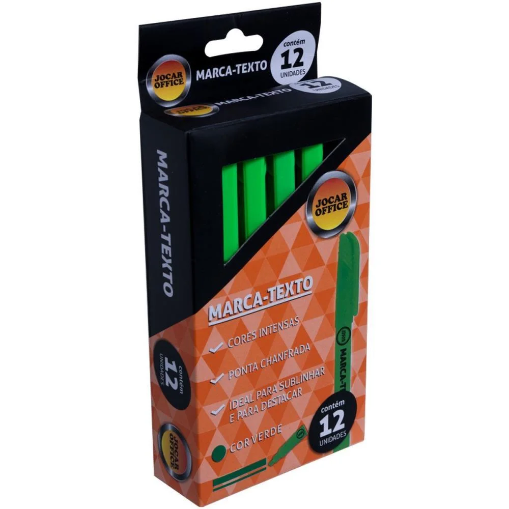 Caneta Marca Texto Jocar Verde Leonora (Cx.c/12) - imagem 2