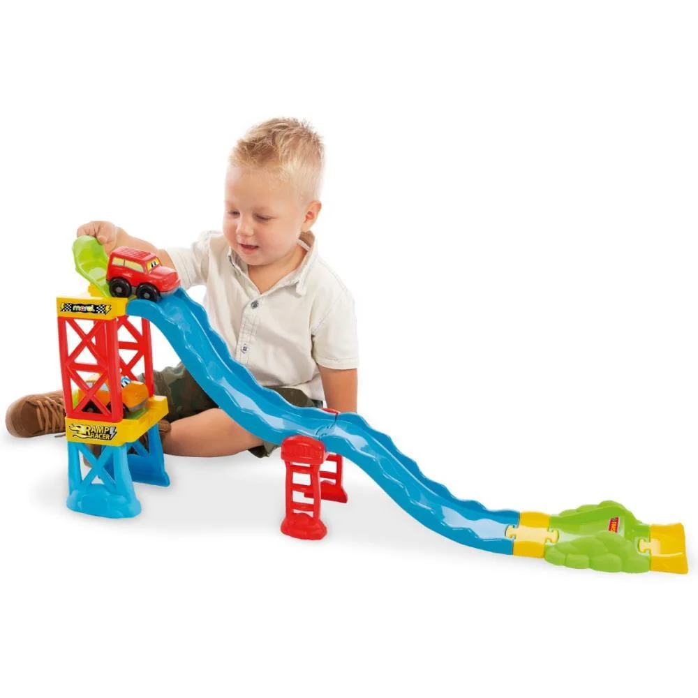 Pista Ramp Racer 28Pcs C/2 Carrinhos Maral - imagem 5