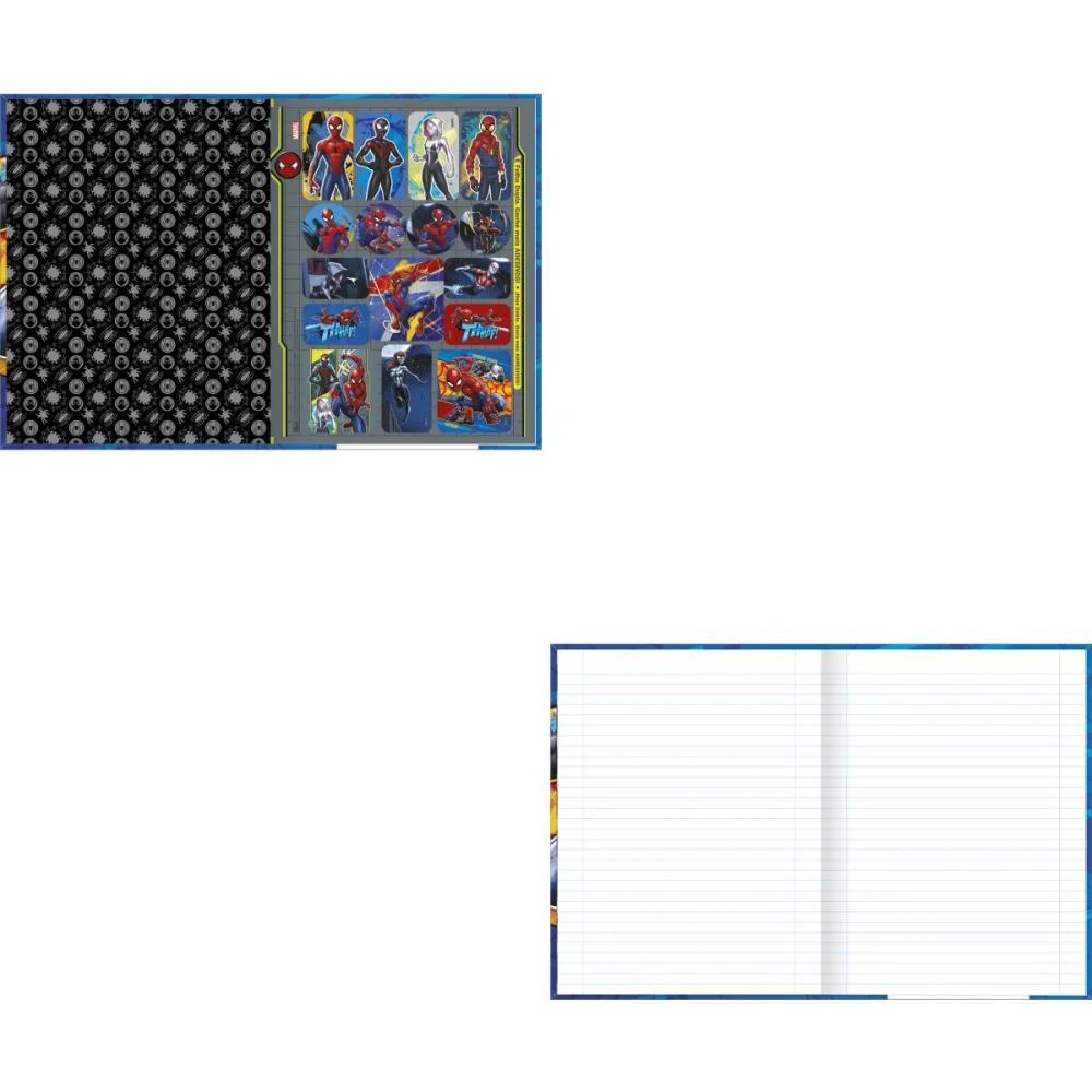 Caderno Brochurao Capa Dura Spider Man 80Fls. Tilibra (Pct.c/05) - imagem 3