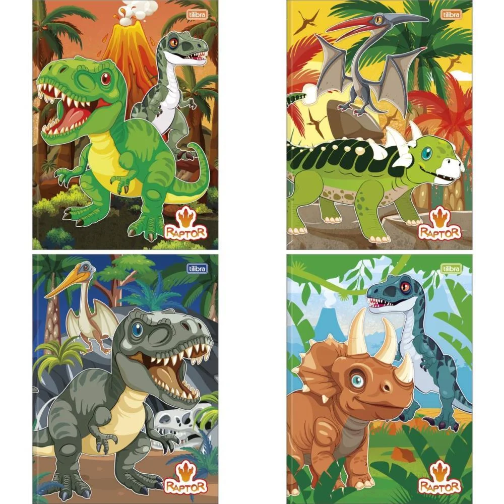 Caderno Brochurao Capa Dura Raptor 80Fls. Tilibra (Pct.c/05) - imagem 2