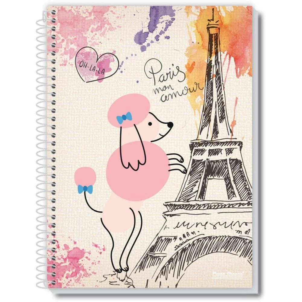 Caderno 10X1 Capa Dura Uau 200Fls. Pauta Branca (Pct.c/03) - imagem 2