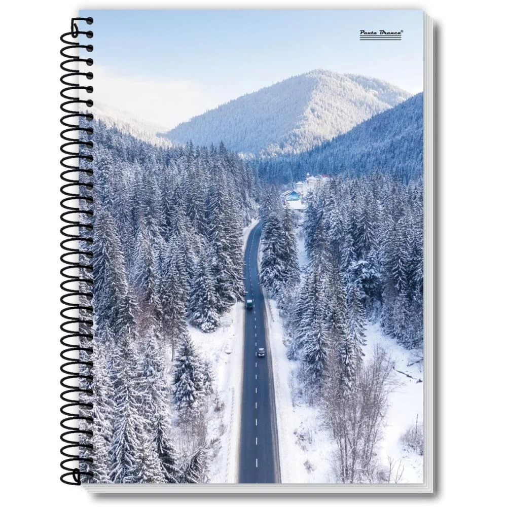 Caderno 01X1 Capa Dura New 96Fls. Pauta Branca (Pct.c/05) - imagem 3
