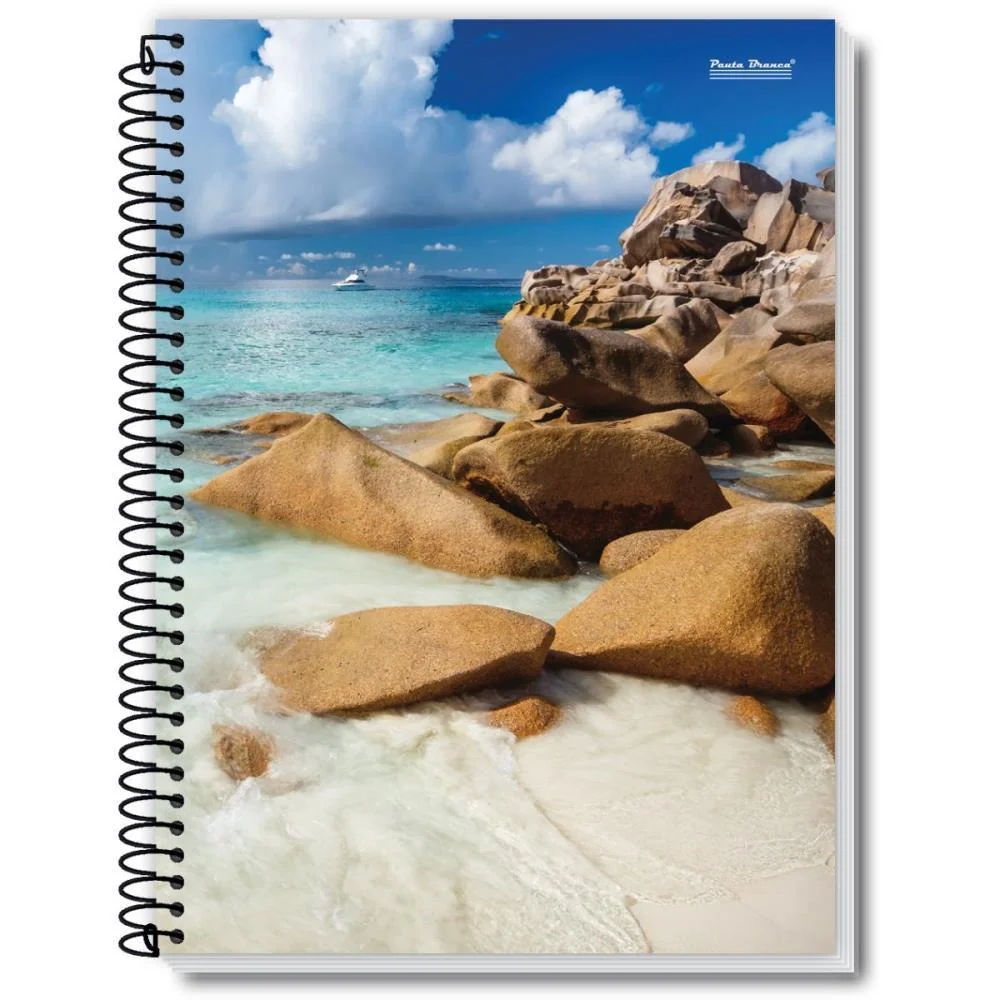 Caderno 01X1 Capa Dura New 96Fls. Pauta Branca (Pct.c/05) - imagem 6
