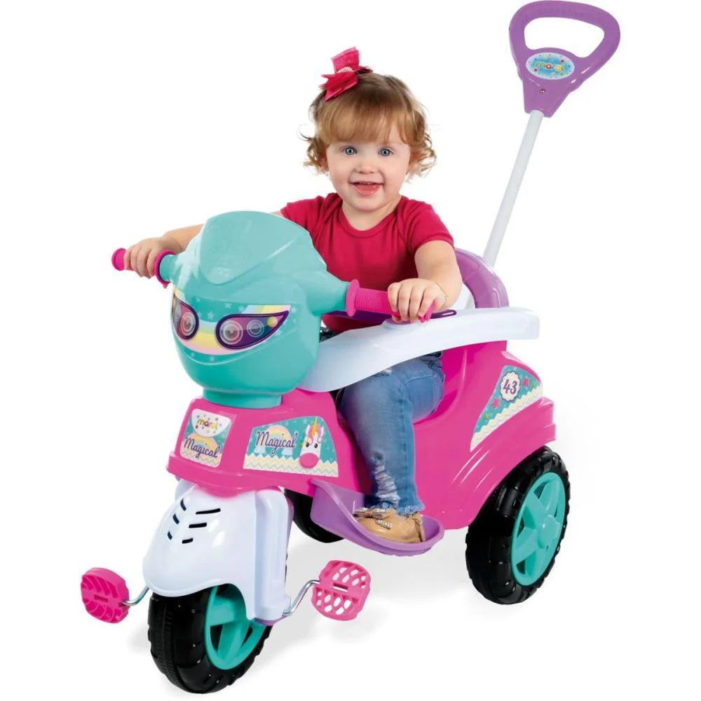 Veiculo Para Bebe Baby City Menina C/Som 30Kg Maral (Unidade) - imagem 3