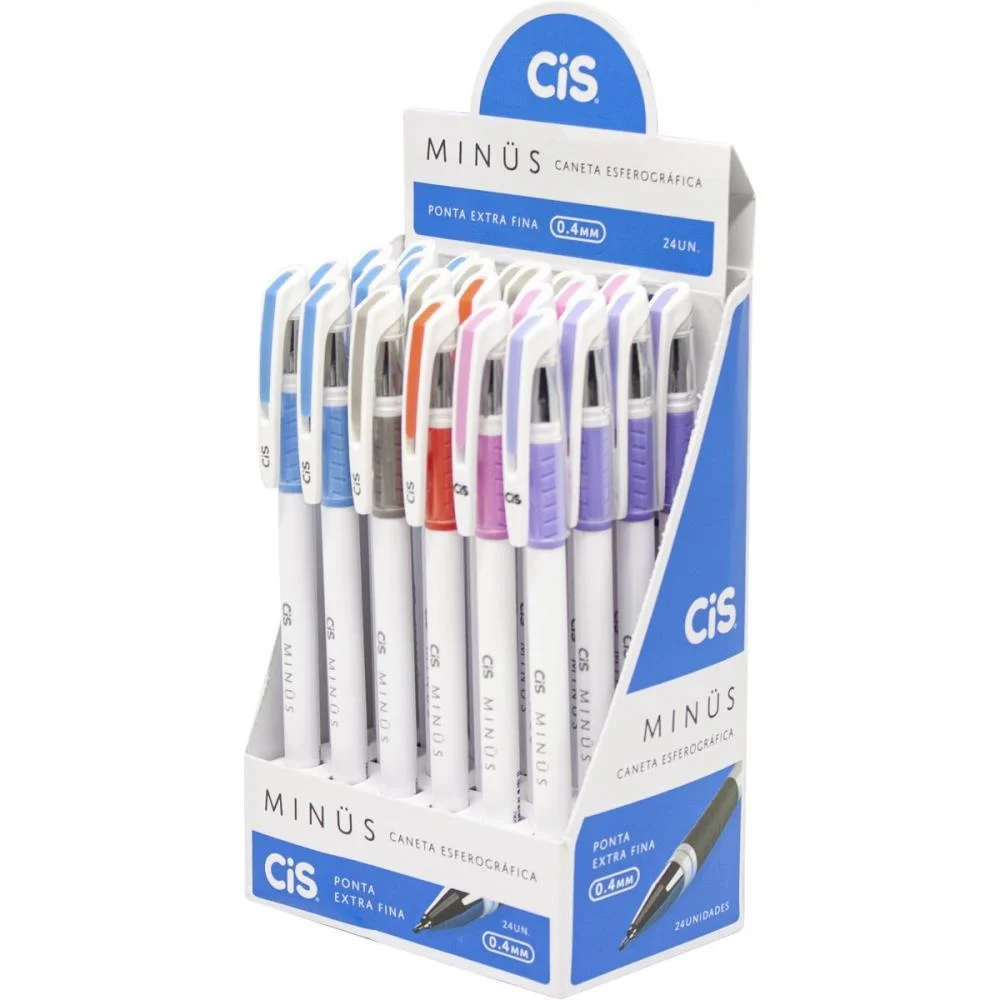 Caneta Esferografica Cis Minus 0,4Mm Cores Sort Sertic (Dp.c/24) - imagem 2