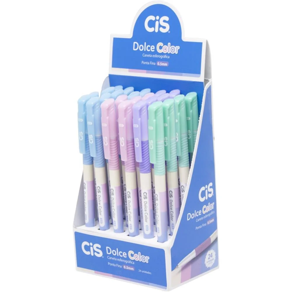 Caneta Esferografica Cis Dolce Color 0,5Mm Core Sor Sertic (Dp.c/24) - imagem 4